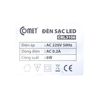 Đèn sạc Comet CRL3106