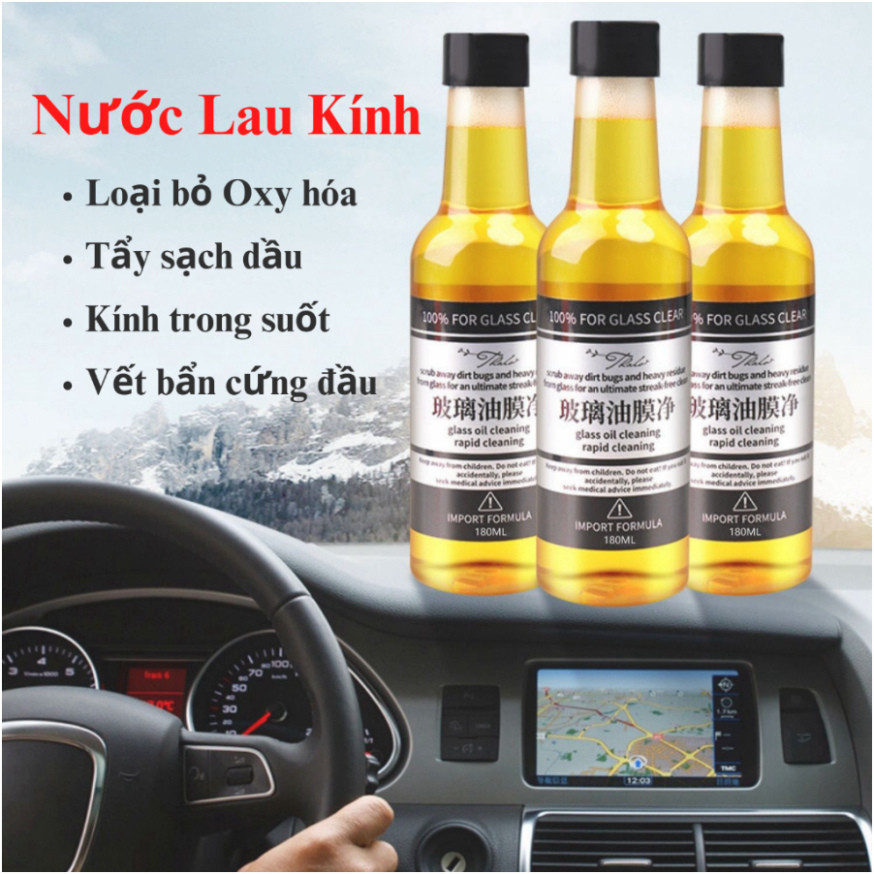 [ TOP.1] Nước Lau Kính Ô tô - Dung Dịch Tẩy Rửa Vết Bẩn Trên Kính Cửa Trên Ô Tô - Nước Rửa Xe Ô tô