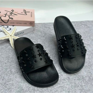 Dép quai da đính đinh ngôi sao hàng MOONER mẫu trend hàng siêu bền đẹp đủ siz nam nữ hỗ trợ free ship