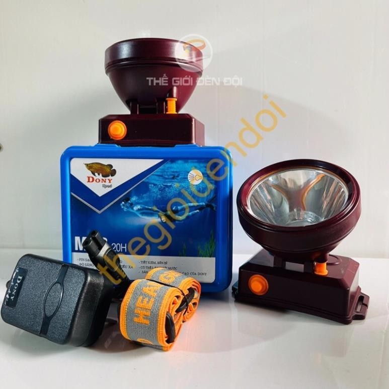 Đèn pin đội đầu siêu sáng Ml6 Dony - PIN sáng mạnh trên 10H
