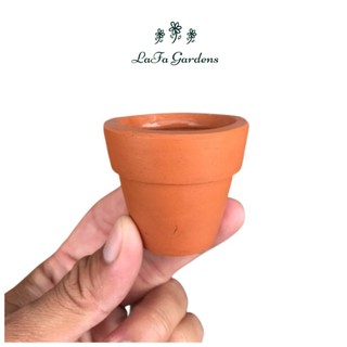 Chậu đất nung mini trồng cây sen đá bonsai