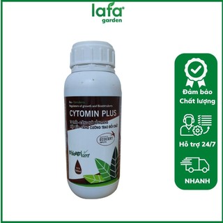 Phân bón lá CYTOMIN PLUS – Amino sinh học, phân bón nhập khẩu nâng cao năng xuất cây trồng - chai 500ml