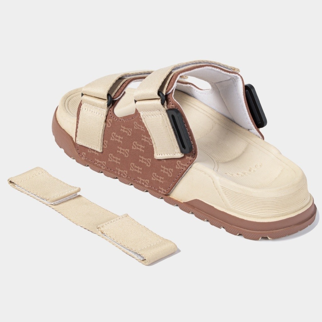 Giày Sandal Nam Nữ Shondo Platy 2 Thời Trang, Êm Chân Màu Be Nâu PLA2595