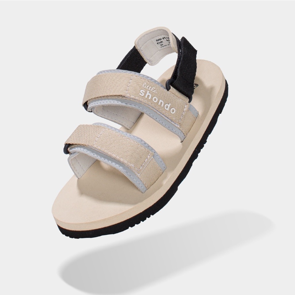 Giày Trẻ Em Shondo Sandals Little Xám Be LIT0101