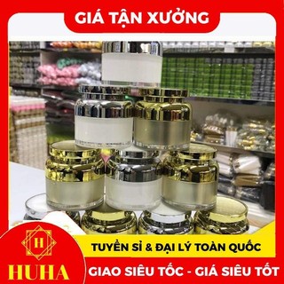 [Giá Tốt] Hũ Hộp Chiết Mỹ Phẩm, Hủ Hộp Đựng Kem Face Cao Cấp Qc Nắp Eo 10g, 30g