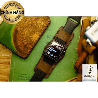 TẤM ĐỆM BUNDSTRAP RAM B2 DA BÒ MÀI NHÁM ĐỂ KẾT HỢP VỚI DÂY ZIN CỦA AW tất cả các size - RAM LEATHER .