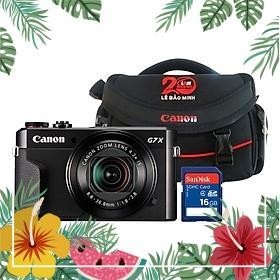 Máy Ảnh Canon Powershot G7X Mark II (Tặng Thẻ Nhớ Và Túi Đựng) - Hàng Chính Hãng