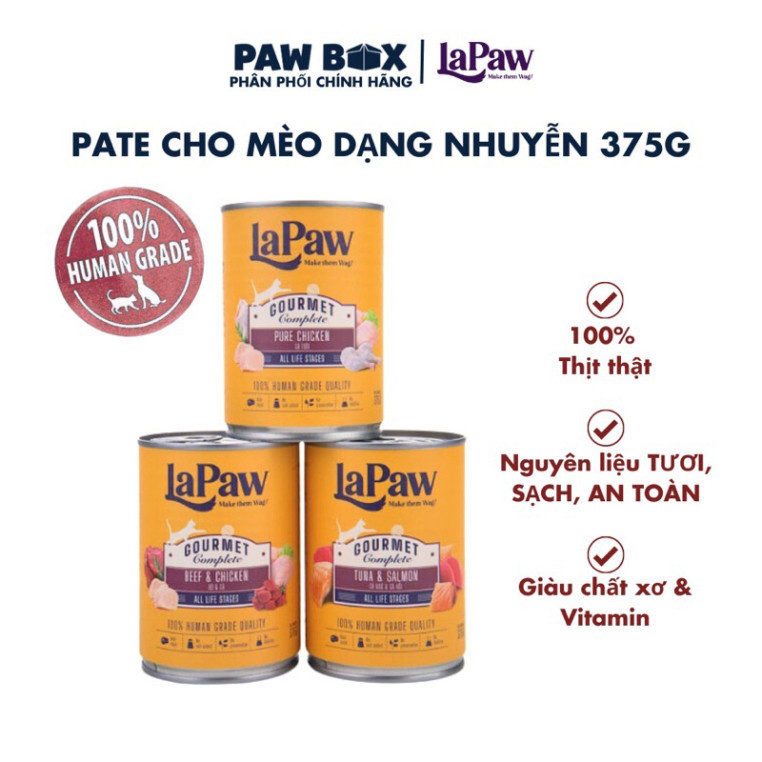 Pate Lapaw pate mèo cao cấp cho mọi lứa tuổi