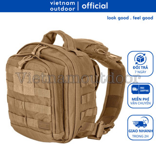 Balo 1 quai chiến thuật 5.11 tactical rush moab 6 tác chiến kháng nước túi đeo chéo quân đội bền bỉ nhiều ngăn vnxk