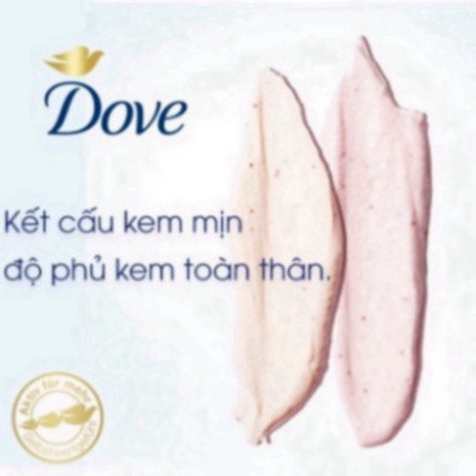 Kem Tẩy Tế Bào Chết Body Dove Chăm Da Sáng Mịn, Giữ Ẩm, Dưỡng Trắng 225ML Bản Đức x78 CT96 NUTY COSMETICS | BigBuy360 - bigbuy360.vn