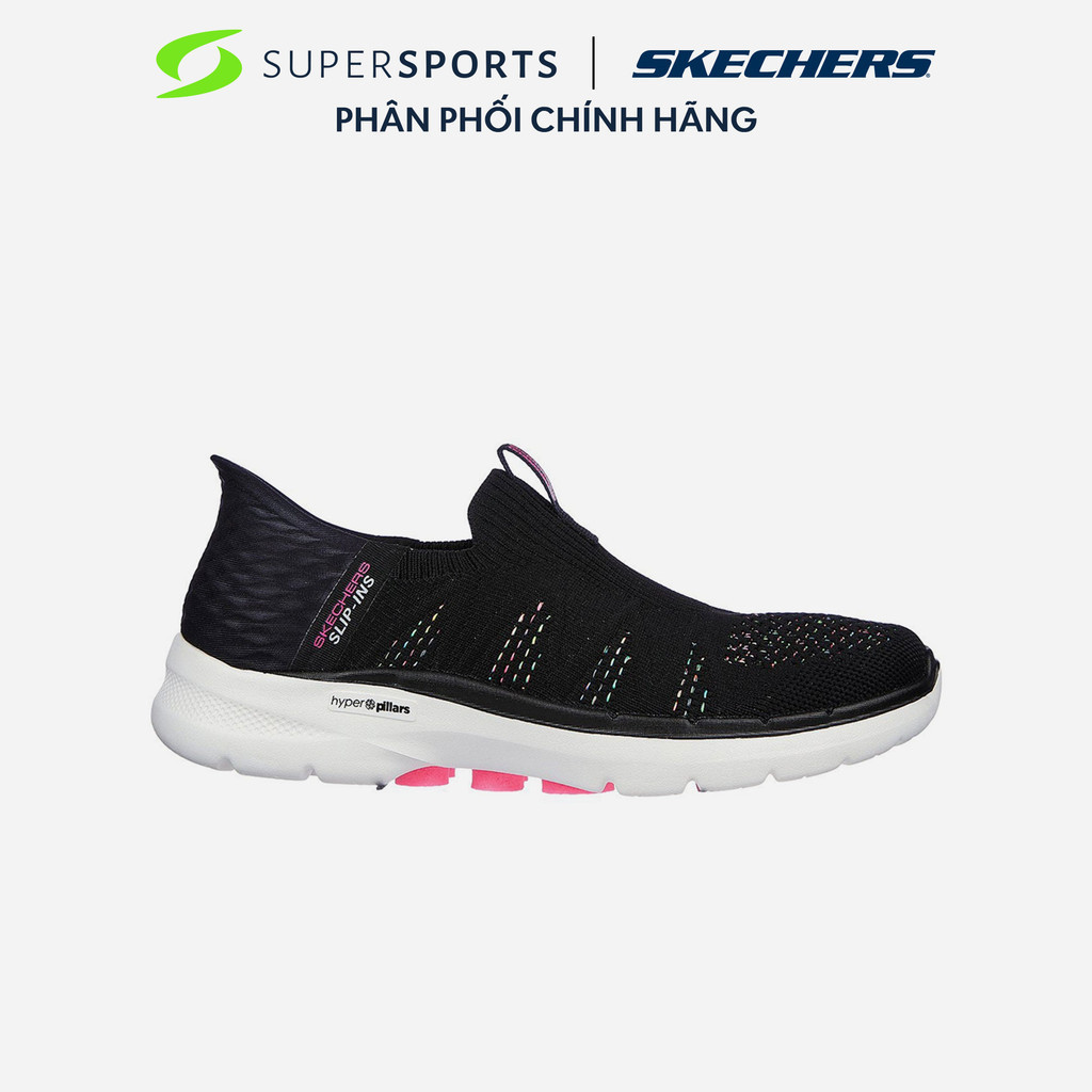 [Mã SSP150K52 giảm 150K đơn 1TR] Giày thể thao nữ Skechers Go Walk 6 - 124566-BKMT