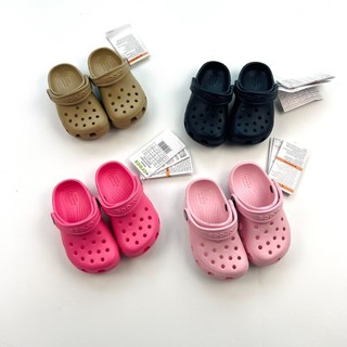  Dép sục Cross trẻ em giày sục cho bé màu trơn dòng basic tặng kèm 8 JIBBITZ 4 màu 