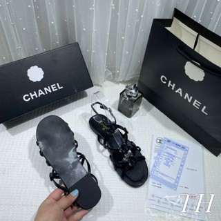 Sandal hoa trà 2 màu sz 35-39 fullbox