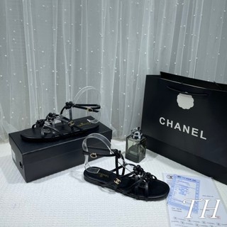 Sandal hoa trà 2 màu sz 35-39 fullbox