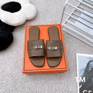 Dép lê khoá Hm da sần Size 35-39 fullbox
