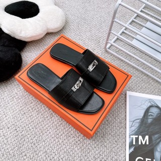 Dép lê khoá Hm da sần Size 35-39 fullbox