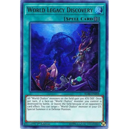 [ Bài Yugioh Chính Hãng ] World Legacy Discovery - BLRR-EN098 - Ultra Rare 1st Edition