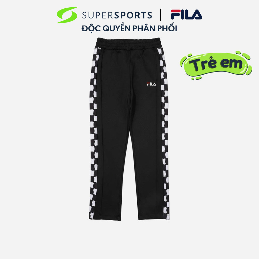 Nhập SSP150K5 - Giảm 150K Đơn 1TR - Quần dài thời trang trẻ em Fila Coloration Fp - FK2FPE3106X-BLK