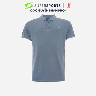 Áo thun polo tay ngắn thể thao nam lfc int laundered polo - denim - a15682