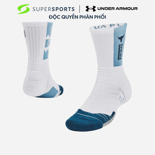 Vớ thể thao unisex under armour playmaker project rock crew - 1362566-100