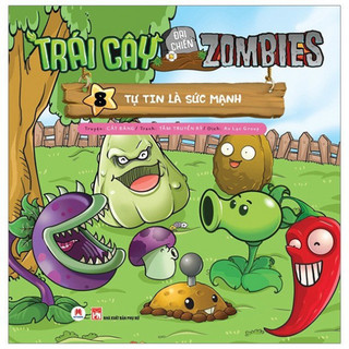 Sách - trái cây đại chiến zombie - tự tin là sức mạnh - hhb