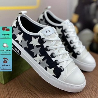 Giày amri ngôi sao nam nữ, phom cavas giày thể thao sneaker hình ngôi sao, đế cao êm chân phong cách mới 2024