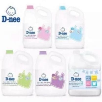 Nước giặt quần áo em bé Dnee 3000ml- Nước Giặt Xả Cho Trẻ Em an toàn 1400ml