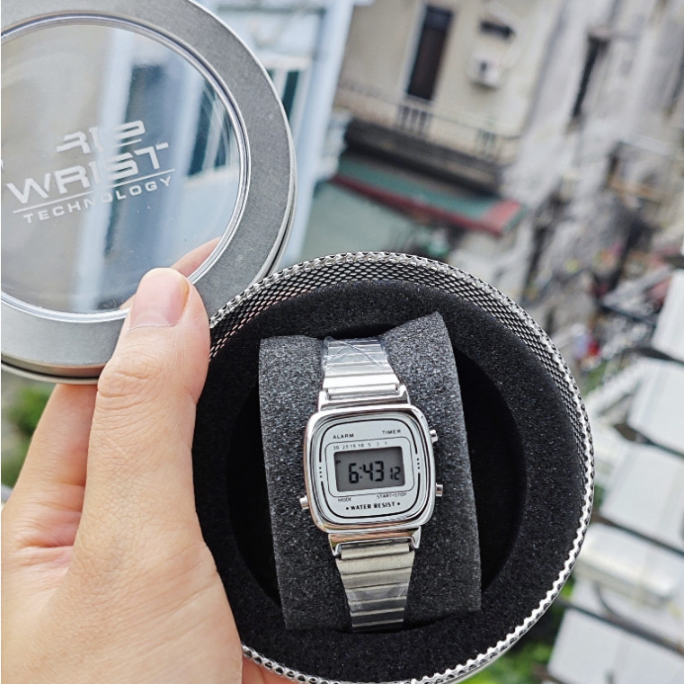 Đồng hồ nữ Casio La670 nhẹ nhàng , tinh tế , cổ điển , dây thép không gỉ , tặng kèm pin dự phòng