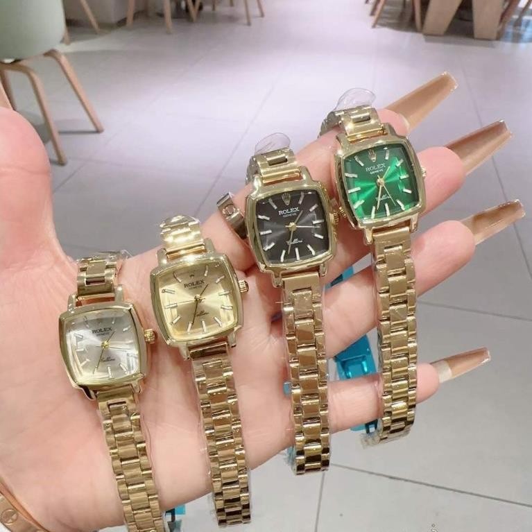 [114] Đồng Hồ Đeo Tay Nữ Rolex Thanh Lịch 28mm, Đồng Hồ Nữ Thạch Anh Rolex Sang Trọng
