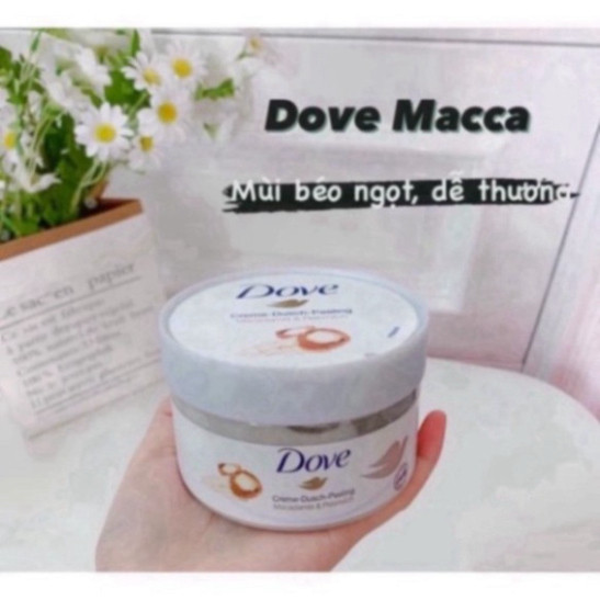 Kem Tẩy Tế Bào Chết  Dove Macca Lựu Đỏ Chăm Da Sáng Mịn, Giữ Ẩm, Dưỡng Trắng 225ML Bản Đức Cao Cấp JP 4.0 | BigBuy360 - bigbuy360.vn