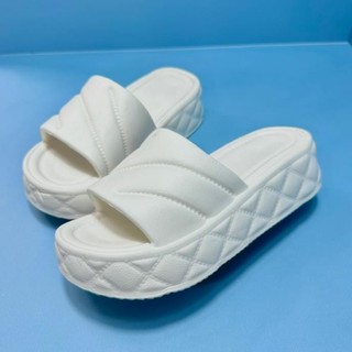 Dép quai ngang nữ, dép lê bánh mì nữ (chọn tăng 1 size) chất liệu EVA siêu nhẹ độn đế cao 5cm 3TDEP