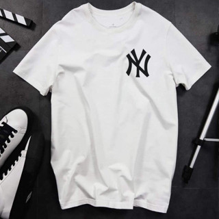  Áo thun NY thêu Logo chất liệu Cotton Mịn sang xịn mịn chuẩn đẹp 2025 
