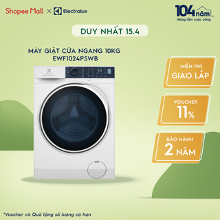  Máy giặt Electrolux cửa ngang 10kg UltimateCare500-Trắng - EWF1024P5WB