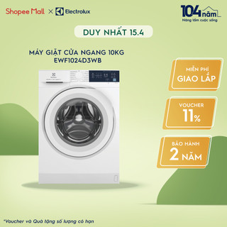 Máy giặt cửa ngang Electrolux 10kg UltimateCare 300 EWF1024D3WB diệt 99.9% vi khuẩn