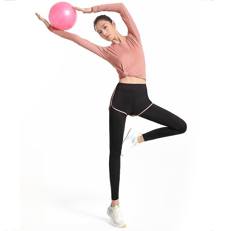 Bộ đồ tập yoga OutPro Y1W140617 chất liệu vải nhung giả dày hai lớp thời trang cho nữ