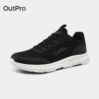 OutPro Đôi giày thể thao phối lưới thoáng khí thoải mái dành cho nam