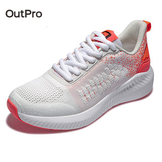 Giày thể thao OutPro phối lưới thoáng khí thời trang năng động cho nữ