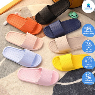 HMD0322 Dép Đi Trong Nhà Tắm Văn Phòng Xốp Siêu Bền, Siêu Nhẹ Chống Trơn Trượt Mẫu Họa Tiết GC