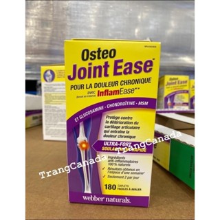 Viên uống hỗ trợ cơ, xương, Osteo Joint Ease kết hợp Glucosamine Chondroitin MSM 180 viên