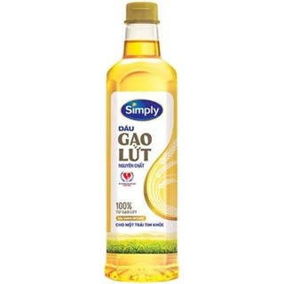Dầu gạo Simply 1l