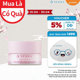 Kem Dưỡng Giúp Sáng Da Ban Đêm Senka White Beauty Glow Gel Cream 50Gr