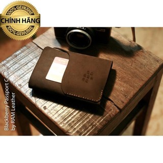 Bao da điện thoại BB Passport (da bò thật ) .