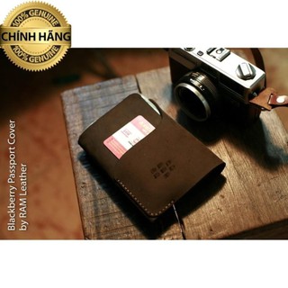 Bao da điện thoại BB Passport (da bò thật ) .