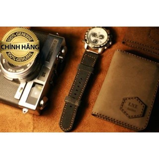 Dây đồng hồ size 22 cho seiko 5 sport (da bò thật) .