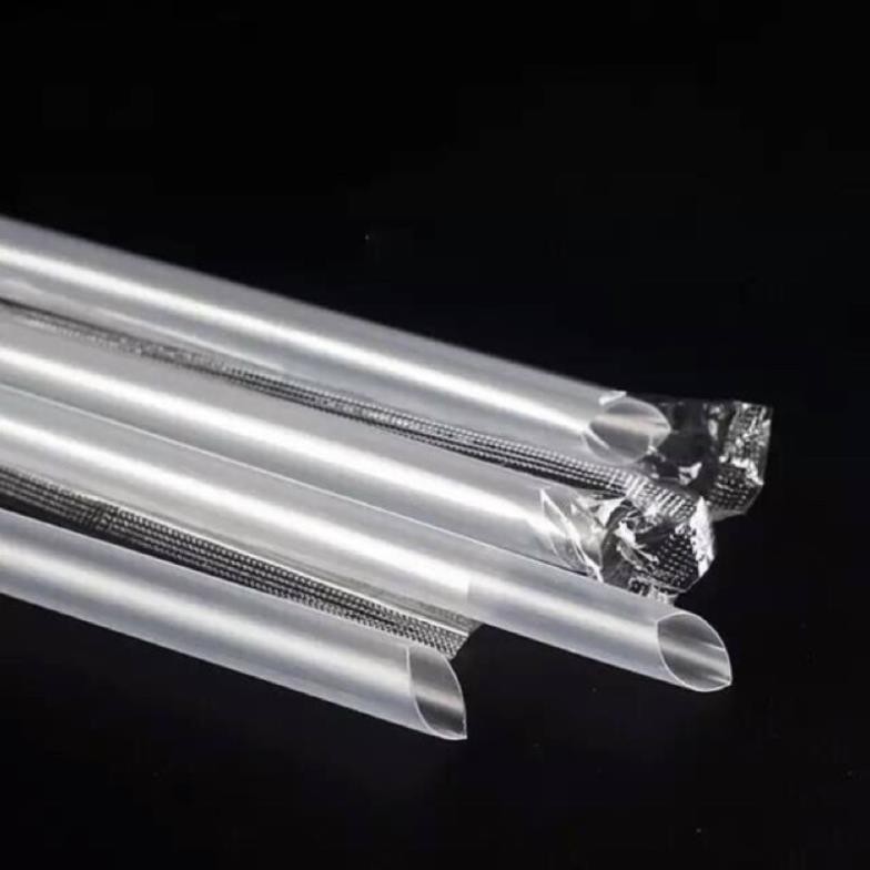 Ống hút trà sữa Phi 12 có màng bọc 400g