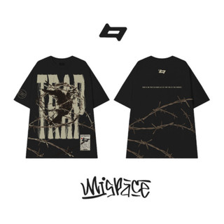 Áo thun local brand By UniSpace tay lỡ form rộng unisex oversize nam nữ Trap Tee