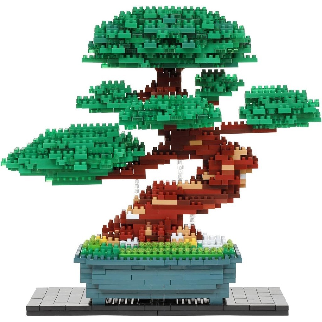 Direct from Japan [Amazon.co.jp Exclusive] Nanoblock Bonsai Pine Deluxe Edition ver.2.0 NB-039A