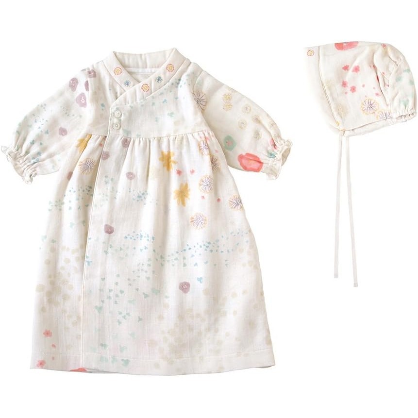 Direct from Japan 10mois cotton gauze baby dress amezaiku 50-70cm (x 1) 80341 gift baby gift baby fo