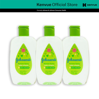 Combo 3 Chai Nước Hoa Cho Bé Johnson's Baby Cologne Hương Ngày Hè Summer Swing Baby Cologne 125ml