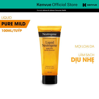 Nước rửa mặt Neutrogena dịu nhẹ 100ml (cho mọi loại da)
